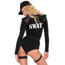 Costum Body, Leg Avenue, SWAT Politia Los Angeles, negru