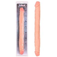 Dildo Dublu Solid Jelly Dong Flesh