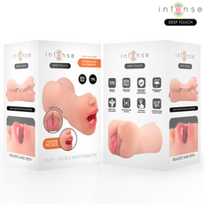 Masturbator Intense Deep Touch Riley Double Mouth Vagina - 19 cm