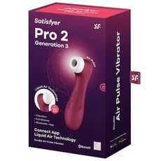 Vibrator Satisfyer Pro 2 Generation 3 Liquid Air Technology - Rosu