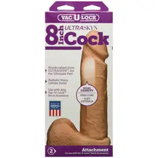 Dildo Doc Johnson Vac-U-Lock UR3 8inch , [20cm x 5cm]