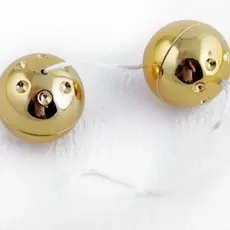 Bile Vaginale Kegel Seven Creations "Gold" 9,1 cm - Galben_4