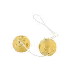 Bile Vaginale Kegel Seven Creations "Gold" 9,1 cm - Galben_3