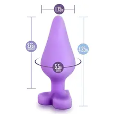 Buttplug Naughtier Candy Hearts - violet_3