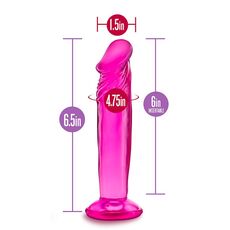 Dildo Blush "Blue Clear" 16,51 cm - Roz_4