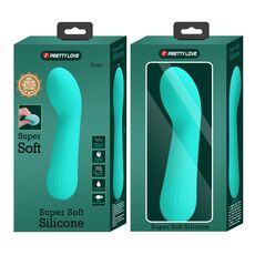Vibrator punct G Pretty Love Faun, Turcoaz, 15 cm-cutie