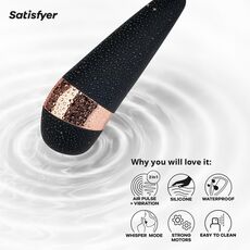 Satisfyer Pro 3+ cu vibrator si suctiune