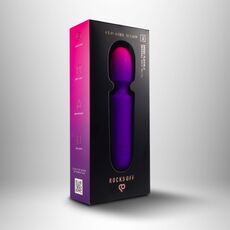 Aparat masaj Wand, Bagheta Glo-Girl, Rocks-Off, 10 Vibratii