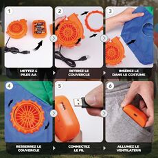 Costum gonflabil AirSuit cu sani XXL, sistem de umflare inclus, creat de OriginalCup