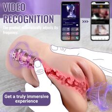 Vagin Masturbator Hi Tech cu aplicatie APP, Sora, [24 cm x 14 cm]