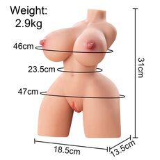 Papusa sexuala din Silicon 3D Femeie Realistica Gwen cu Bust Vagin si Anus_2