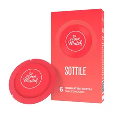 ​Prezervative Love Match Sottile, ultra subtiri, 6 buc.
