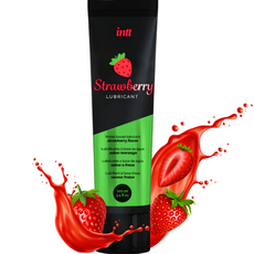 Lubrifiant pe baza de apa cu aroma de capsuni, Intt 100 ml