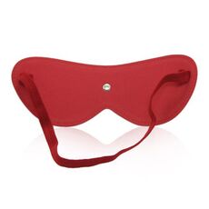 Masca Ochi din Piele Rosie - pentru jocuri fetish