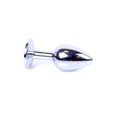 Dop Anal Plug Jewellery Silver Red_2