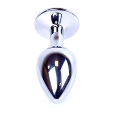 Dop Anal Plug Jewellery Silver Red_4