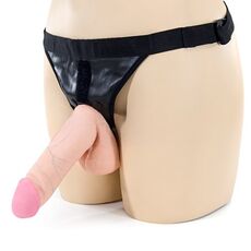Strapon Doc Johnson »On Vac U Lock« 17,3 cm - Natural