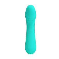 Vibrator punct G Pretty Love Cetus, Turcoaz, 15 cm-vedere frontala