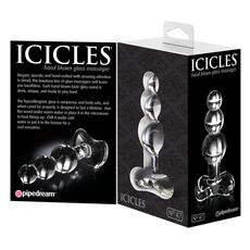 Icicles No 47 dop anal sticla transparent cutie ambalaj Pipedream