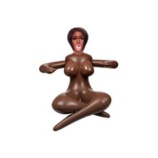 Papusa Gonflabila sexuala CalExotics Cum Close, Caramel - detaliu