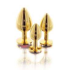 Plug Anal Taboom Diamond Jewel, Auriu