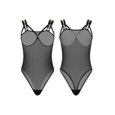 Body Piquant Cupless Kinky Diva - Negru, S-L