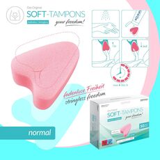 Soft Tampons Normal 50 buc JoyDivision - utilizare sauna inot sport