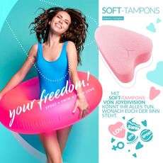JoyDivision Normal Soft Tampons 50 buc - beneficii pentru femei active