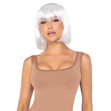 Peruca Bob Naturala Scurta par Perlat fosforescenta - lumineaza in intuneric, Leg Avenue