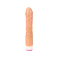 Vibrator Basic Pulsator Natural Flesh - detaliu vene tulpina gland sculptat realist