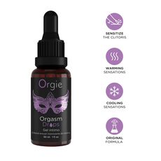 Kit ORGIE Orgasmic Bunny, inel vibrator iepuras negru