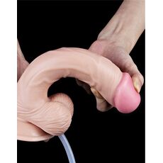 Dildo Ejaculator LoveToy Squirt Extreme 23 cm Nude flexibil