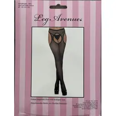 Ciorapi Fishnet Suspender Leg Avenue Negru