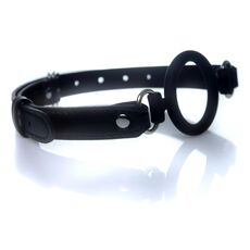 Knebel O-ring Gag, vedere din spate cu catarama de reglare si orificiile curelei