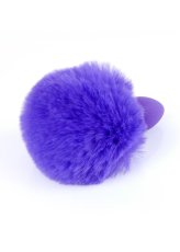 Plug-Jewellery Silicon PLUG Bunny Tail Purple sex toy B-Series calitate premium