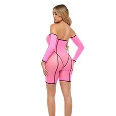 Set Body Pink Lipstick Lingerie Double Vision Roz - imagine 1