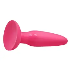 Anal plug roz TPE varf conic material moale