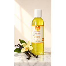 Ulei de masaj si Gel Lubrifiant, Nature Body, cu incalzire Enamore Vanilla Sunrise, 100 ml