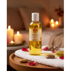 Ulei de masaj si Gel Lubrifiant, Nature Body, cu incalzire Enamore Vanilla Sunrise, 100 ml