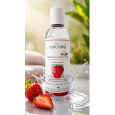 Gel Lubrifiant Incalzitor Nature Body Fun Gel Strawberry Smoothie Capsuni 100ml Flacon Suedez