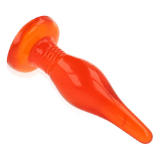 Dop anal Baile rosu 13cm baza ventuza robusta maner manual