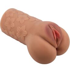 Masturbator CRAZY BULL Scarlet Vagina si Anus Design Floral - imagine 1