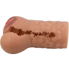 Masturbator CRAZY BULL Scarlet Vagina si Anus Design Floral - imagine 4