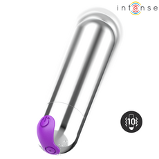 Vibrator Glont INTENSE Karen Mini Reincarcabil Argintiu - imagine 4