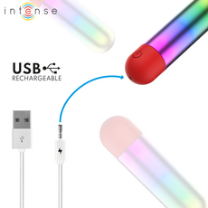 Vibrator Glont INTENSE Debbie Rainbow Clitoris - imagine 5