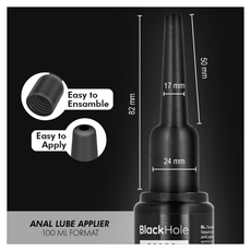 Aplicator Lubrifiant Anal BLACK HOLE L 100ml - imagine 4