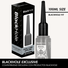 Aplicator Lubrifiant Anal BLACK HOLE L 100ml - imagine 1