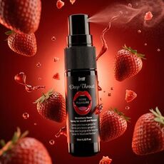 Spray felatie INTT Deep Throat capsuni efect relaxant ambalaj