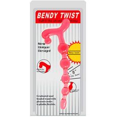 Bile Anale BAILE Bendy Twist Rosii - imagine 4