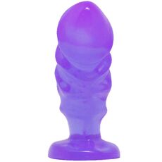 Plug Anal BAILE Unisex cu Ventuza Lila - imagine 2